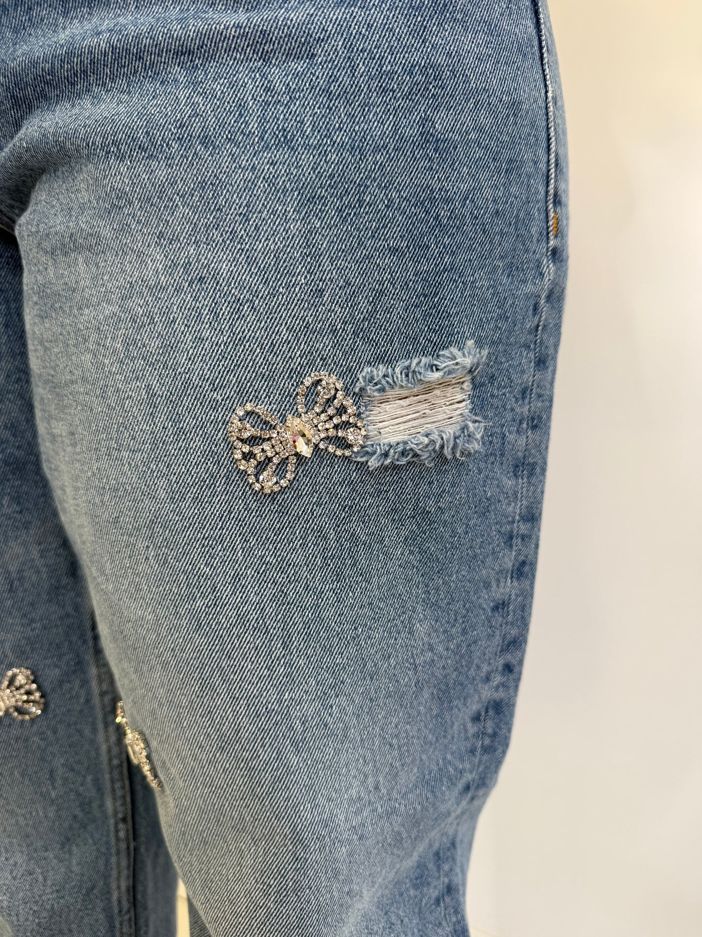 Jeans fiocco